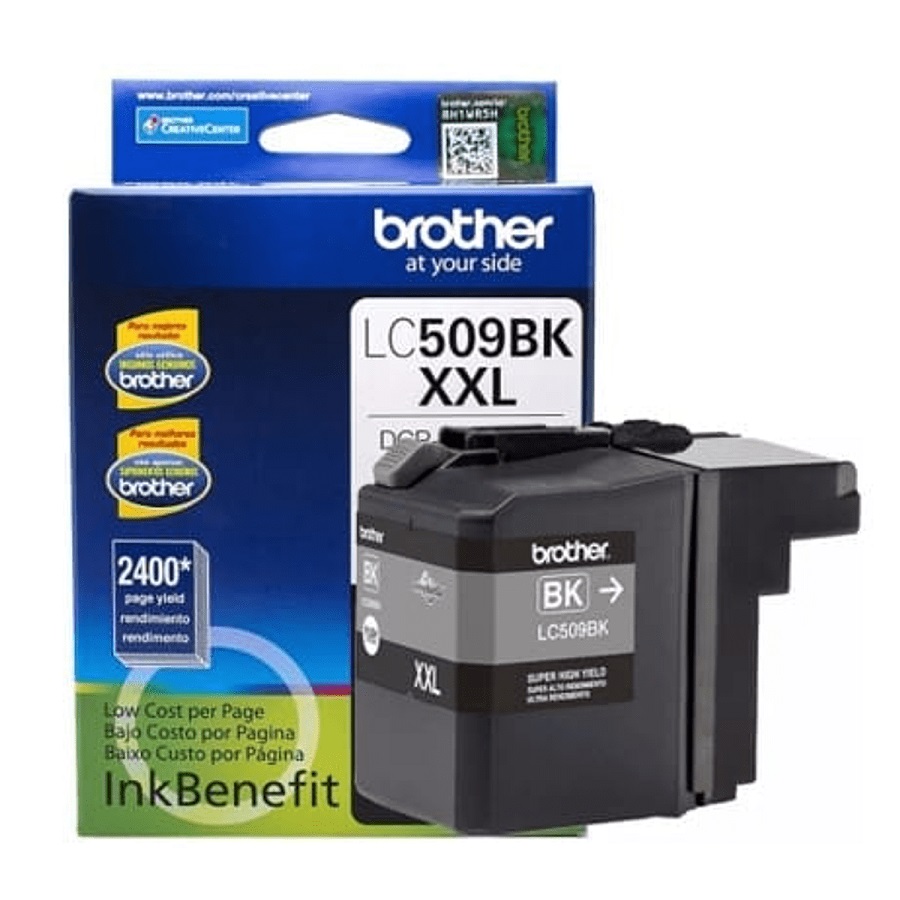 Cartucho Brother LC-509BK Negro Super Alto Rendimiento
