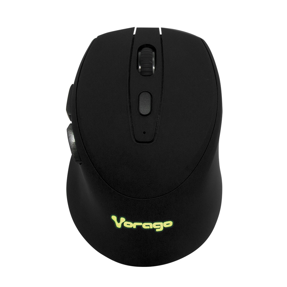 Mouse Óptico Inalámbrico Negro Vorago MO-306-BK 800-2400dpi 5 Botones