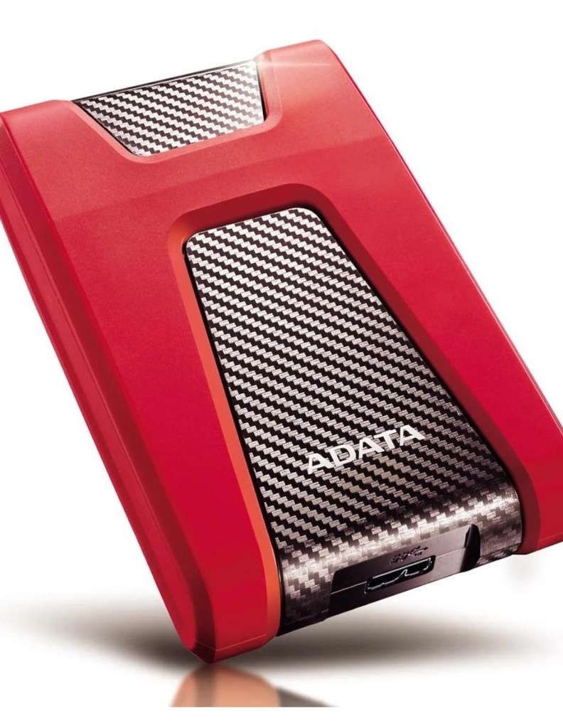 Disco Duro Externo Adata HD650 2.5'' 1TB USB 3.1 Rojo para Mac/PC