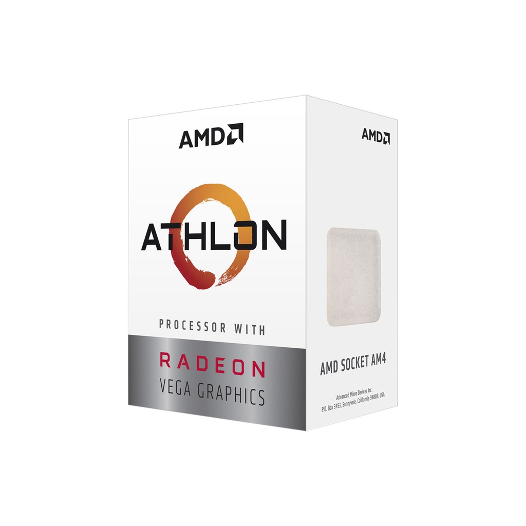 Procesador AMD Athlon 3000G con Gráficos Radeon Vega 3 S-AM4 3.50GHz Dual-Core 4MB L3 Cache