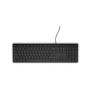 Teclado alambrico dell en ingles modelo kb216-bk-us color negro