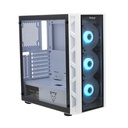 Gabinete ocelot gaming og-c white blixard, soporta tarjetas e-atx, atx, m-atx e itx color totalmente color blanco, panel lateral