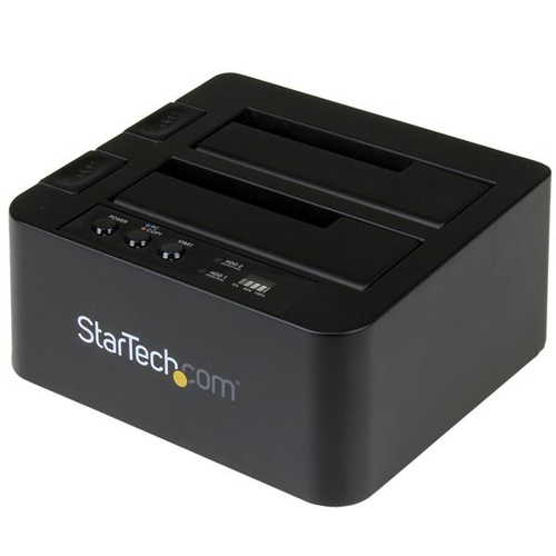 Docking Station con Función de Copiado Rápido StarTech de 2 Bahías USB 3.1 SATA 2.5''/3.5''