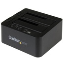 Docking Station con Función de Copiado Rápido StarTech de 2 Bahías USB 3.1 SATA 2.5''/3.5''