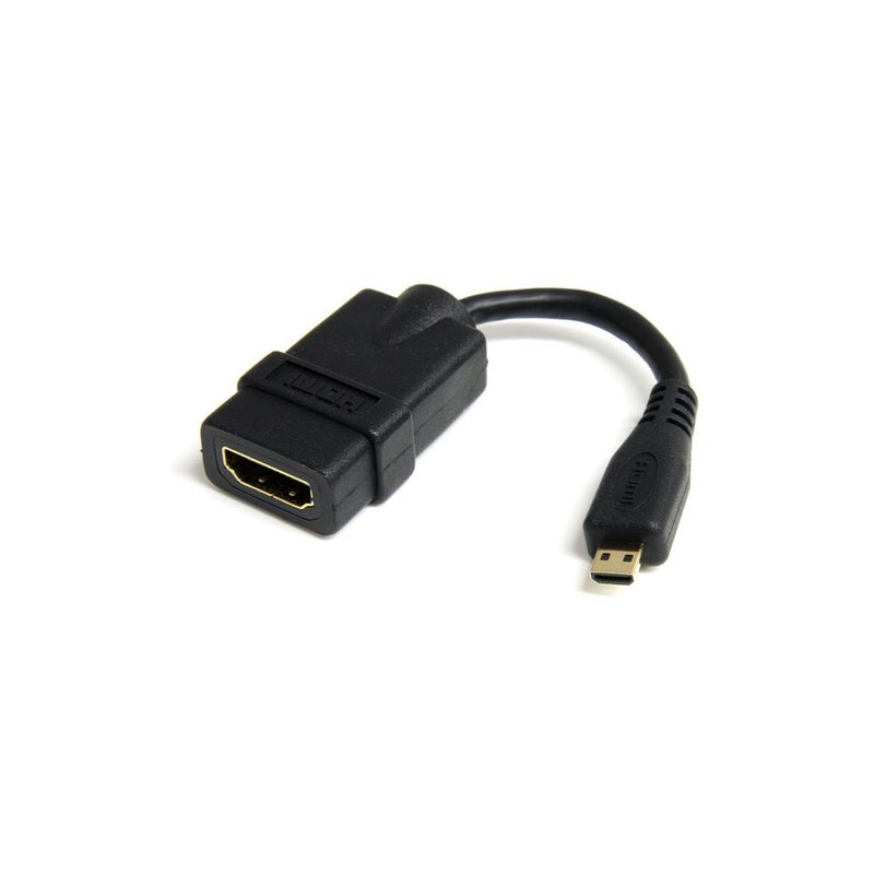 Cable adaptador de 12cm hdmi de alta velocidad a micro hdmi - h a m - startech.com mod. hdadfm5in