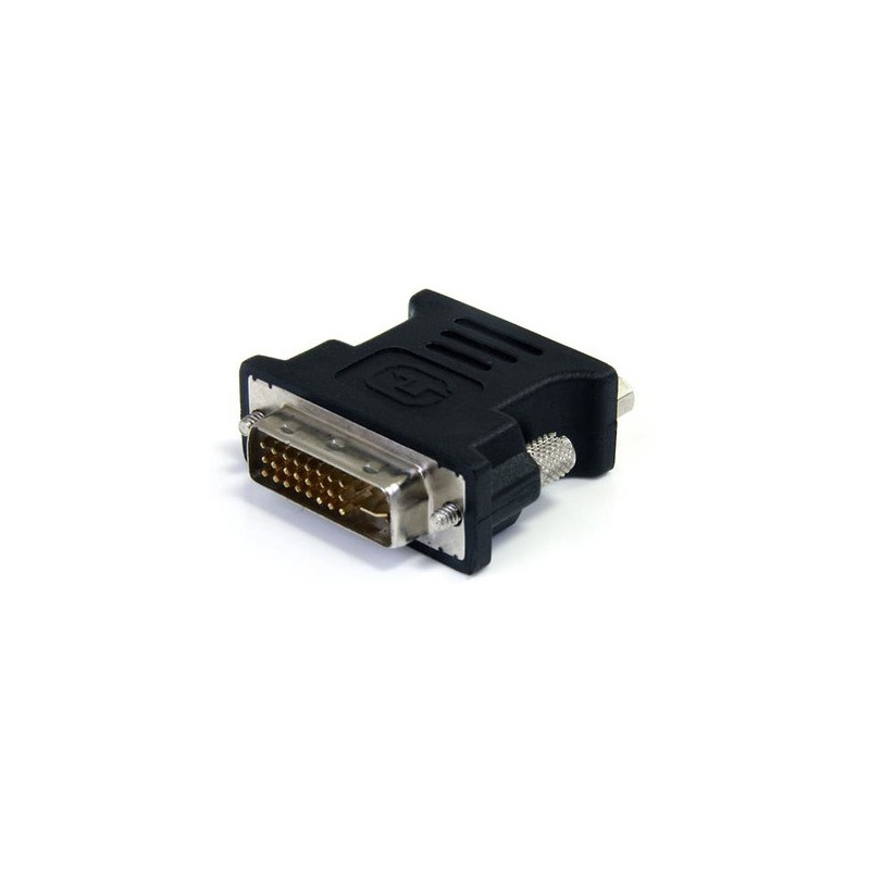 Adaptador convertidor para pantalla de computadora dvi-i a vga - dvi-i macho - hd15 hembra - negro - startech.com mod. dvivgamfb
