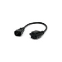 Cable de 30cm de alimentación iec 320 en 60320 c14 a nema 5-15r para computadora - cable de poder para pc - startech.com mod. pa
