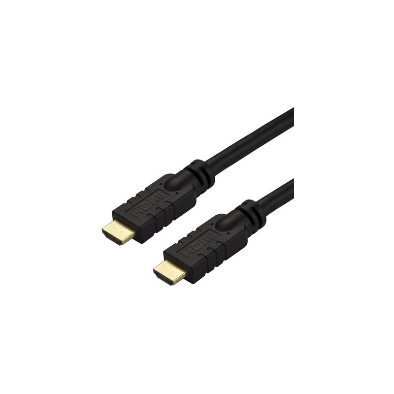 Cable de 10 metros hdmi con ethernet de alta velocidad activo 4k - cable hdmi cl2 para instalación en pared  - startech.com mod.