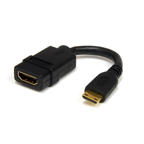 Cable hdmi de alta velocidad 12cm - adaptador hdmi a mini hdmi - startech.com mod. hdacfm5in