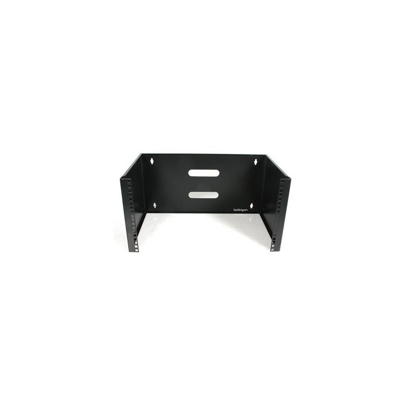 Soporte montaje en pared de 6u 14in profundidad rack horizontal para patch panel parcheo - startech.com mod. wallmount6