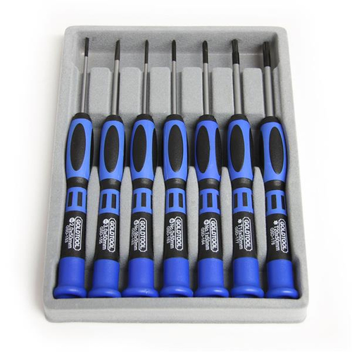 Juego kit de destornilladores desarmadores de precisión con 7 piezas - torx phillips plano - startech.com mod. ctk100p