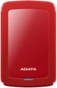 Disco Duro Externo Adata HV300 2.5'' 2TB USB 3.1 Rojo para Mac/PC