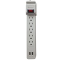 Supresor De Picos Koblenz SS-550 USB 5x NEMA 5–15R 2x USB 550 Joules