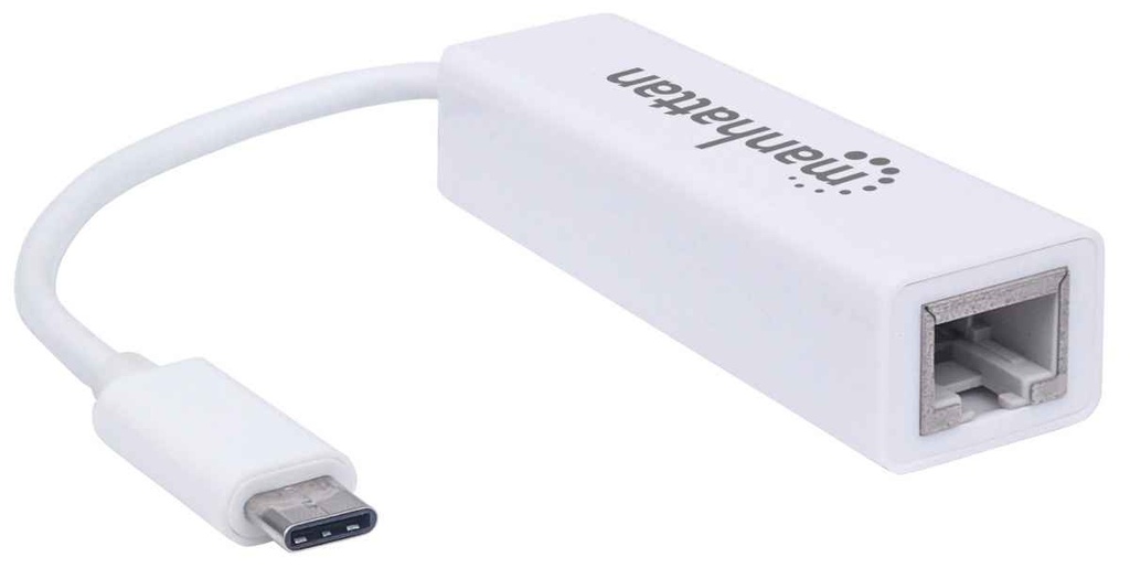 Adaptador Manhattan De USB Tipo C - Red Gigabit