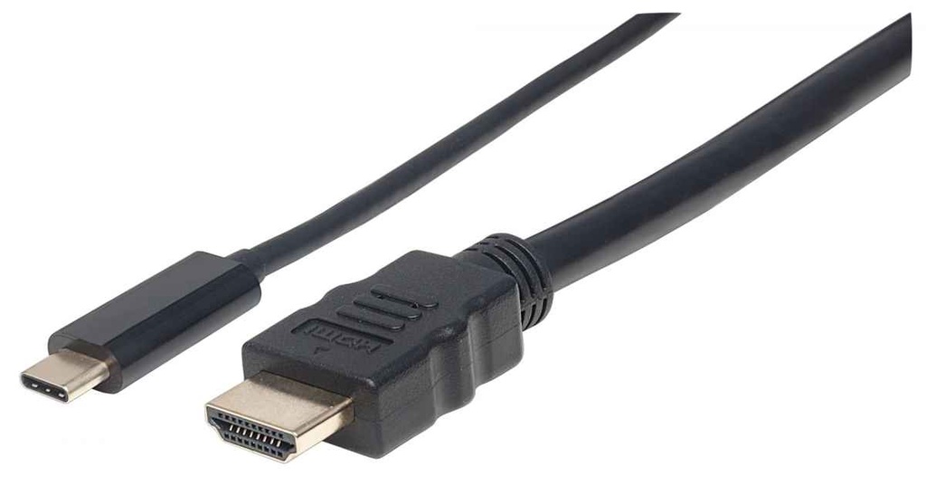 Cable Manhattan USB C - HDMI Convierte Una Señal Modo DP Alt - HDMI 4K