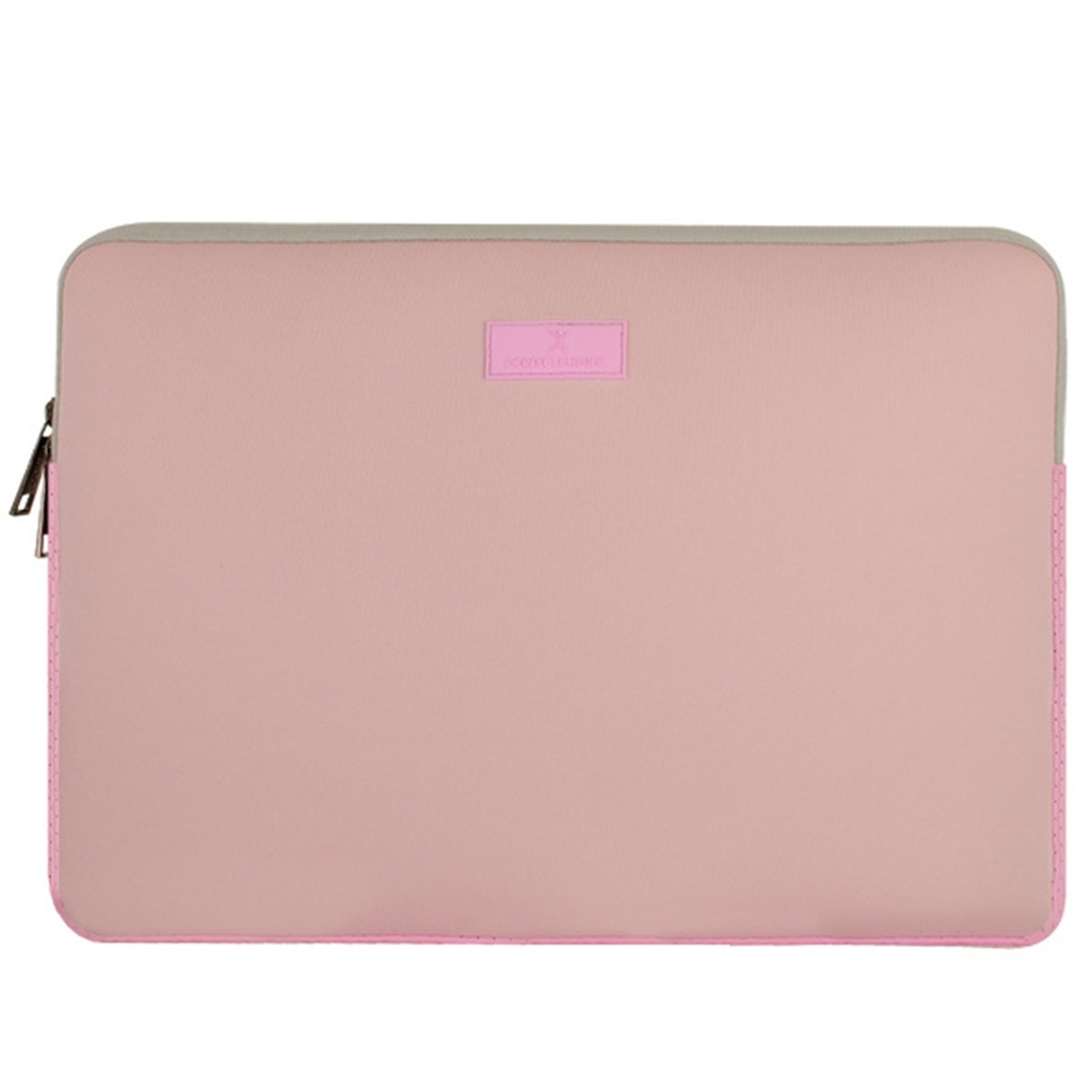 Perfect Choice Funda para Laptop 15", Funda de Material Neopreno Cubierta 100% Poliester, Bagiq (Rosa)