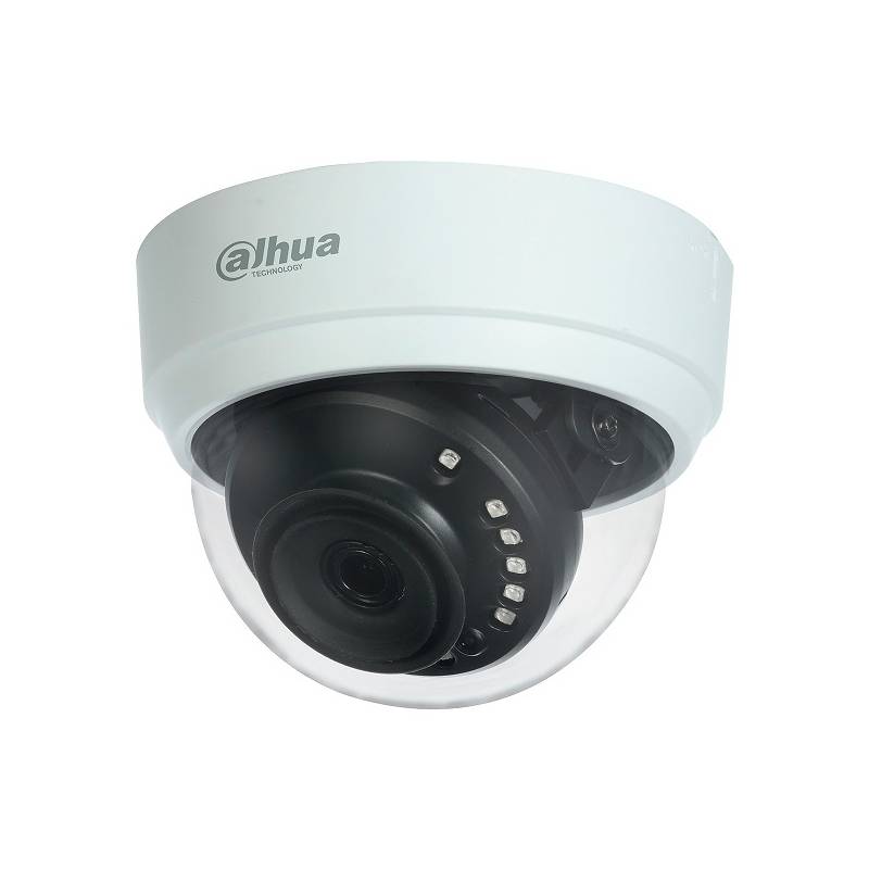 Cámara de vigilancia dahua d1a2128, ir tipo domo, 20m de distancia, lente de 2.8mm, 2mp, plástica, (d1a21n)
