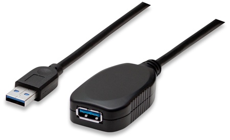 Cable USB 3.0 Manhattan 150712 USB A Macho - USB A Hembra 5 Metros