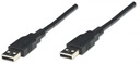 Cable usb manhattan v2.0 a macho-a macho  1.8mts 306089