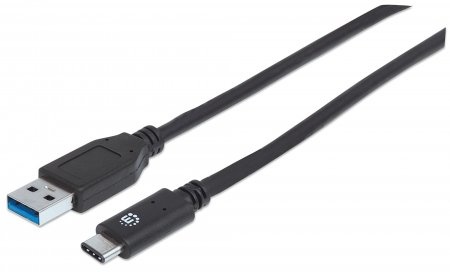 Cable USB Manhattan USB 3.0 C Macho - USB 3.0 A Macho 1 Metro
