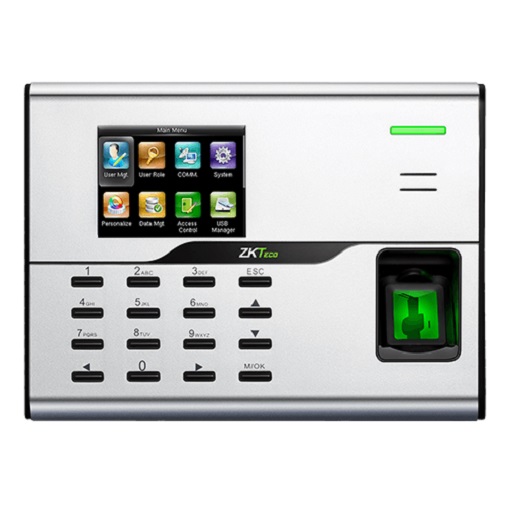 Control de Asistencia ZKTeco UA860 Biométrico de Huella Digital pantalla de 2.8" soporta 3,000 Huellas 3,000 Tarjetas 50000 tran