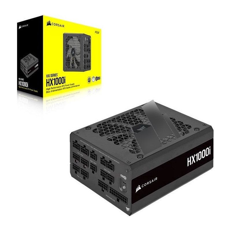 Fuente de poder corsair cp-9020259-na hx1000i 1000w full modular 80 plus platinum negro