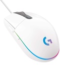 Mouse Gamer Logitech Óptico G203 LightSync Alámbrico USB 8000DPI Blanco