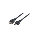 Cable hdmi alta velocidad c/ ethernet m-m p/ pared 3m manhattan 353946