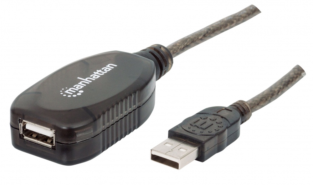 Cable usb manhattan v2.0 ext. activa 10.0m bolsa 151573