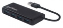 Conector Múltiple de 4 Puertos USB Manhattan 164900 Tipo A