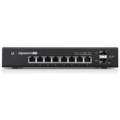Switch edgemax admin 8 ptos gigabit poe + 2 puertos sfp(es-8-150w)