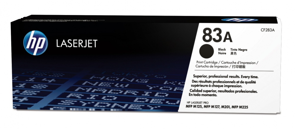 Tóner HP 83A Negro Original 1500 Páginas LaserJet Pro MFP M125 series