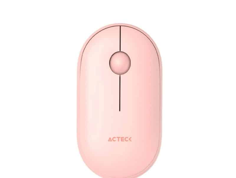 Mouse Acteck Óptico Optimize Edge MI460, Inalámbrico, USB-A, 1600DPI, Rosa