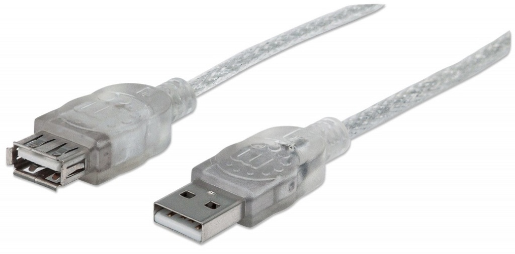Cable Extensión De Alta Velocidad Manhattan USB 2.0 USB A Macho - USB A Hembra 4.5 Metros