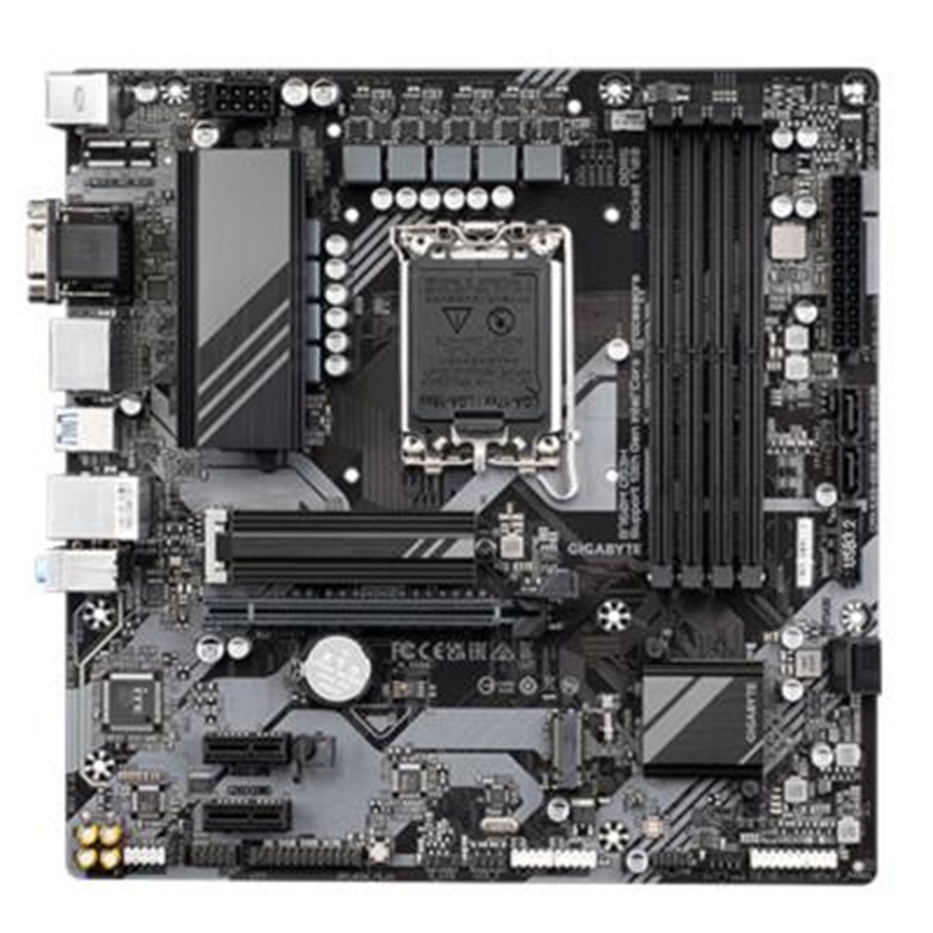 Tarjeta Madre Gigabyte B760M DS3H 4xDDR5 128GB 7600Mhz 1xHDMI 1xDP 1xD Sub PCIe 4.0 M.2 S 1700 12th 13th 14th Gen mATX