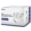 Kit de videovigilancia epcom b8-kit-mic, dvr 4 canales, 4 camaras tipo bala 1080p metal, microfono, ip66, incluye 4 cables 18m, 