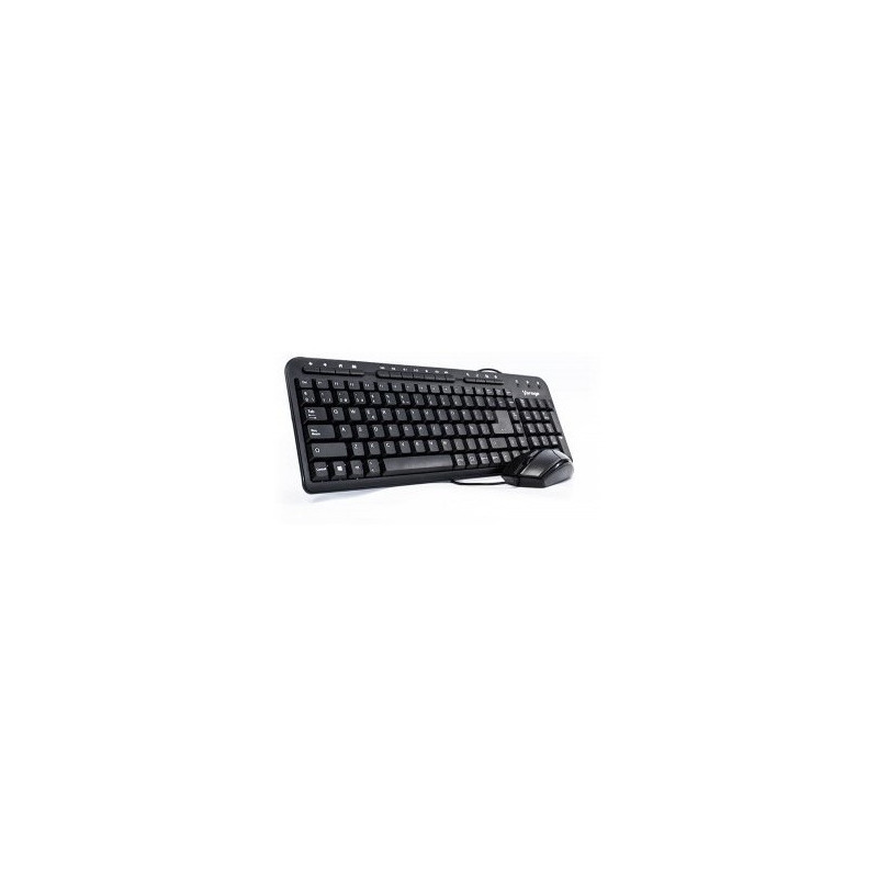 Kit De Teclado Multimedia Y Mouse Vorago KM-105 Alámbrico USB Español