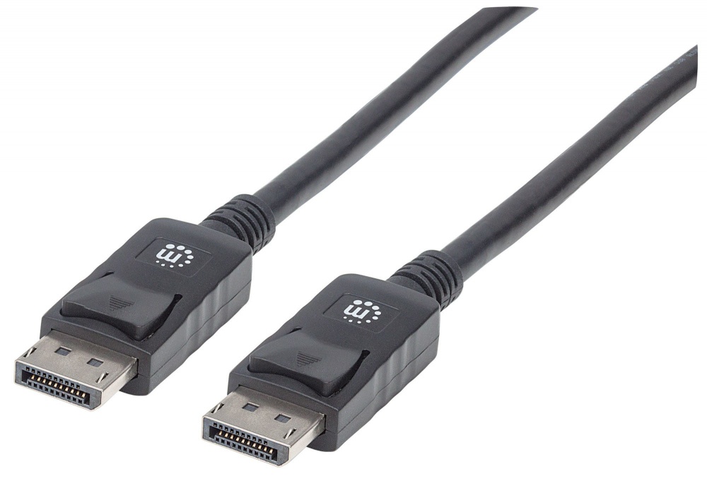 Cable Manhattan Displayport 2.0 Metros Color Negro