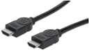 Manhattan - 306133 - cable hdmi de alta velocidad / 4k@30hz, 3d, hdmi macho a hdmi macho, blindado, negro, 5 m (16.5 ft.)