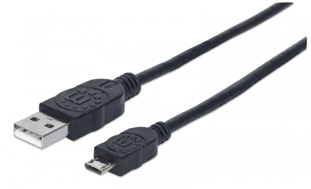 Cable USB Manhattan 325677 USB A Macho - Micro USB B Macho 50cm