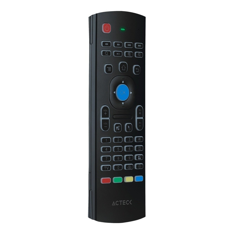 Control acteck air mouse c/teclado qwerty android negro ex7 ac-927000