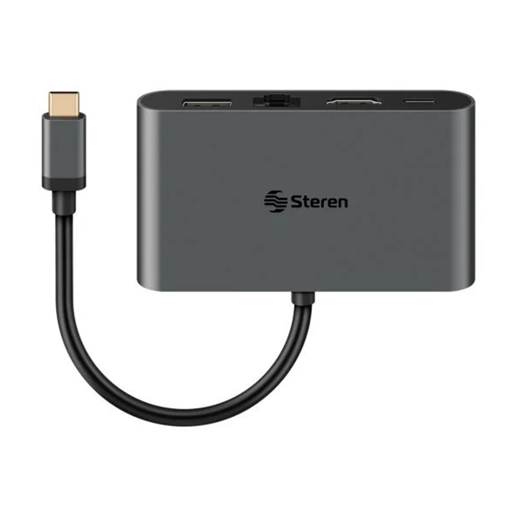 Docking Station Steren USB-5290 USB C - 1x USB C 3.0 1x USB A 3.0 1x RJ-45 1x HDMI