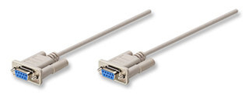 Cable serial - db9 - rs232 - null modem manhattan - 1