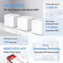 Router | mercusys | halo h30g(3-pack) | red mesh | doble banda | modo router y ap proporciona conexiones rapidas, estables de ha
