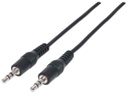 Cable Audio Estéreo Manhattan 3.5mm a 3.5mm 1.8 Metros