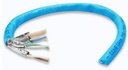 Bobina cable utp cat 6 cca, intellinet color azul 23 awg 305mts 704670