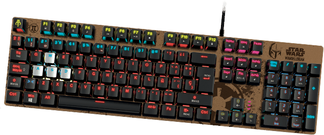 Teclado mecánico Primus mandalorian starwars