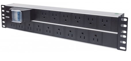 Barra pdu intellinet 15 cont gab/rack 2u vs cortos 714075
