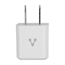 Cargador para pared quick charge 3.0a pd 20w tipo c blanco au-250-v2