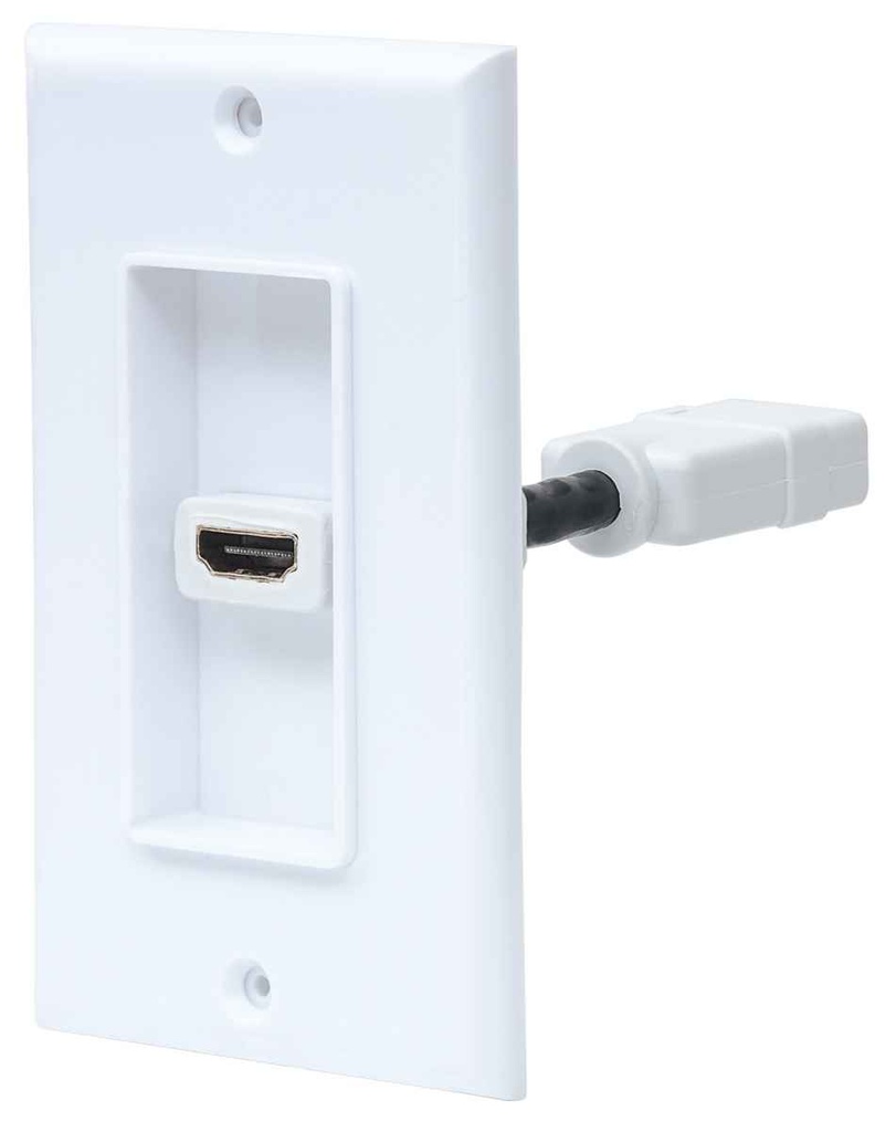 Placa Para Pared HDMI 1 Salida Manhattan